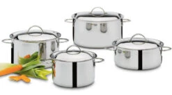 Spring Cristal Pannenset Rvs 4-delig