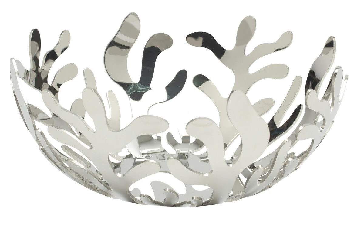 Alessi Mediterraneo Fruitschaal ø 25 Cm Rvs 1 Alessi Mediterraneo Fruitschaal ø 25 Cm Rvs
