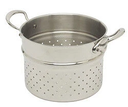 Mauviel M'Cook Pasta-inzet ø 24 Cm Rvs Glans 1 Mauviel M'Cook Pasta-inzet ø 24 Cm Rvs Glans