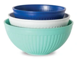 Nordic Ware Prep & Serve Mengkommenset Kunststof Blauw 3-delig