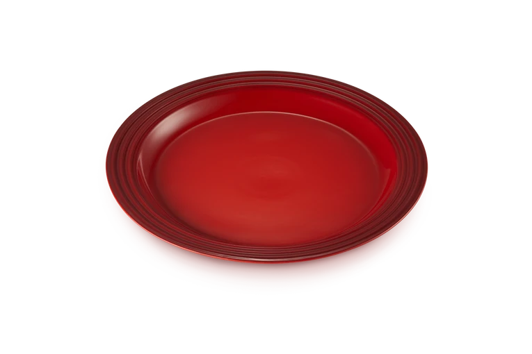 Le Creuset Serviesset Aardewerk Kersrood 12-delig 2 Le Creuset Serviesset Aardewerk Kersrood 12-delig - Afbeelding 2