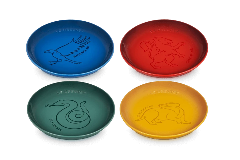 Le Creuset Harry Potter™ Hogwarts™ Houses Gebaksborden Aardewerk 4-delig 2 Le Creuset Harry Potter™ Hogwarts™ Houses Gebaksborden Aardewerk 4-delig - Afbeelding 2