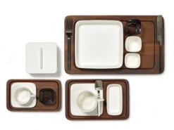 Serax HEII Marcel Wolterinck Bord Vierkant 28 X 28 Cm Porselein Wit -Kookwinkel serax 1 5