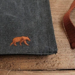 Alaskan Maker N°325 Schort Met Nek- En Middelband Katoen Black -Kookwinkel tablier vintage 325 1